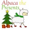 Chrissy the Christmas alpaca is the lead alpaca on Kranbo the Elf's sleigh
