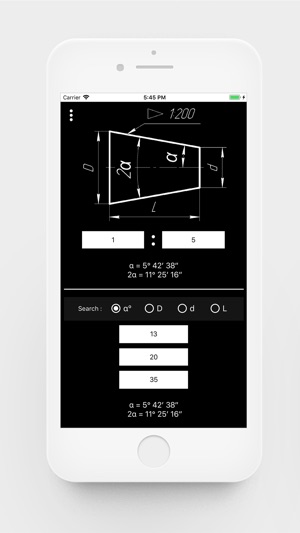 Taper to Degree Calculator(圖2)-速報App