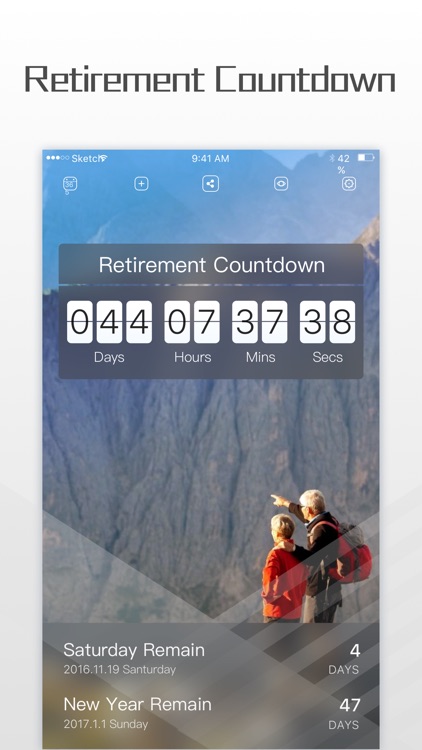 Countdown: Count Down Birthday screenshot-3