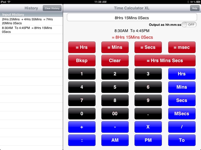 Time Calculator XL(圖2)-速報App