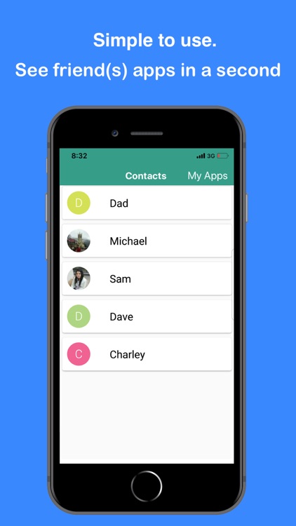 App Share(See Contacts Apps)