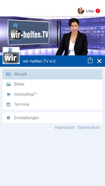 wir-helfen.TV e.V. App