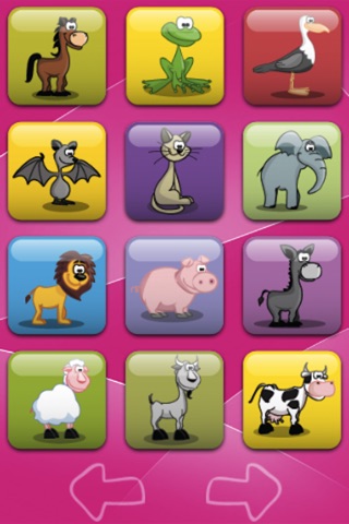 Animal Sound Board Flash Cards screenshot 2