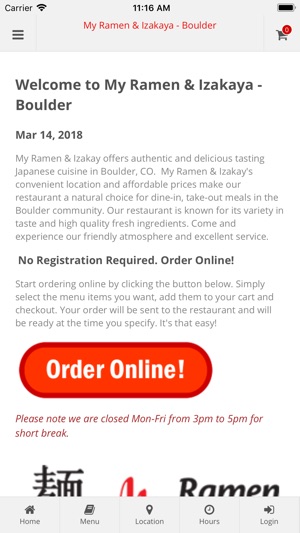 My Ramen & Izakaya Boulder(圖1)-速報App