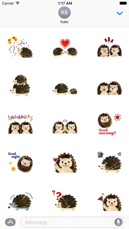 Cute Hedgehog - Hedgmoji Sticker