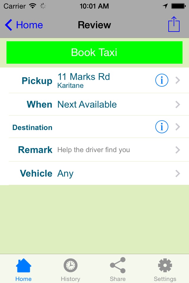 Dunedin Taxis screenshot 3