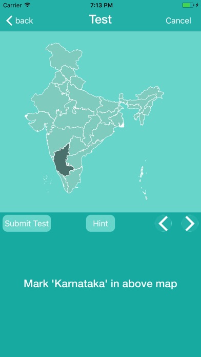 India Map With Learn And Test screenshot 3