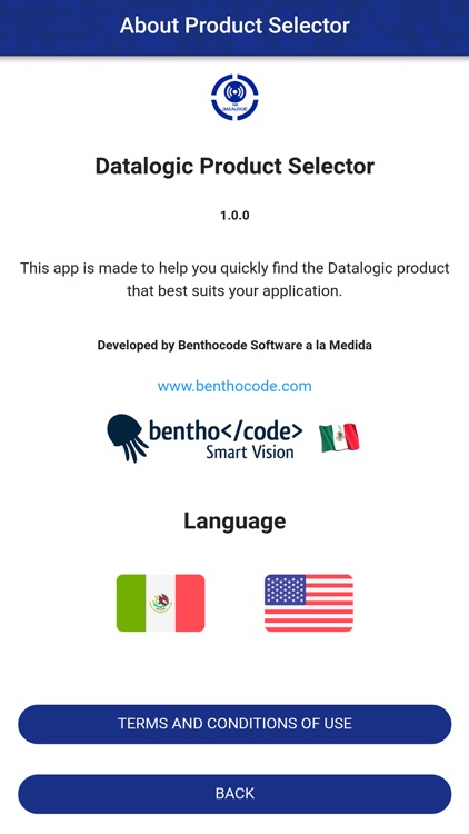 Product selector Datalogic screenshot-4