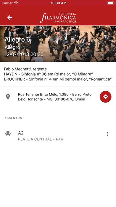 Assinante Filarmônica screenshot 2