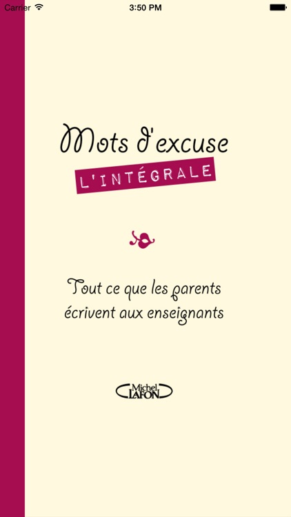 Mots d'excuse