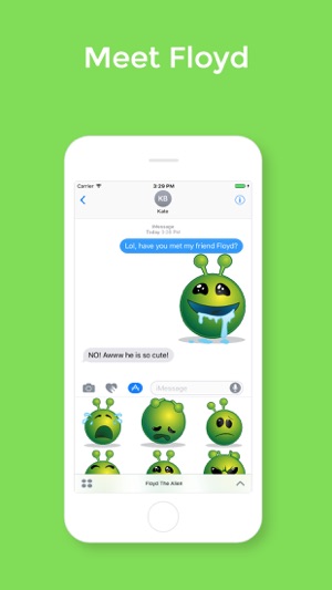 Floyd The Alien Stickers(圖1)-速報App