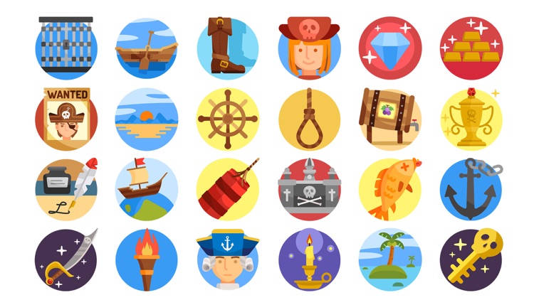 Pirates Stickers.