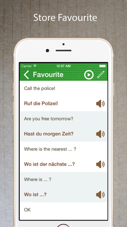 Learn German Phrasebook Lite + screenshot-3