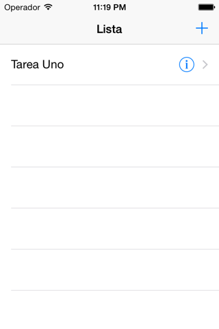 Lista - náhled