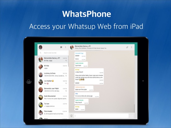WhatsPhone for whatsap client Screenshots