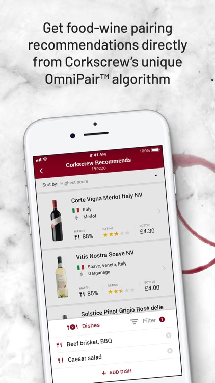 Corkscrew Food & Wine Pairing screenshot-4