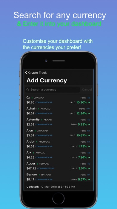 Crypto Track - Cryptocurrency screenshot 2