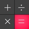 Simple, beautiful calculator, sparkles with your favorite color