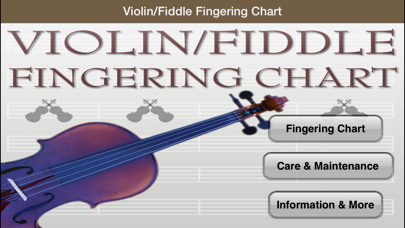 Violin/Fiddle Fingering Chartのおすすめ画像3