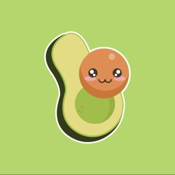 Avocado Emoji - Kawaii Version