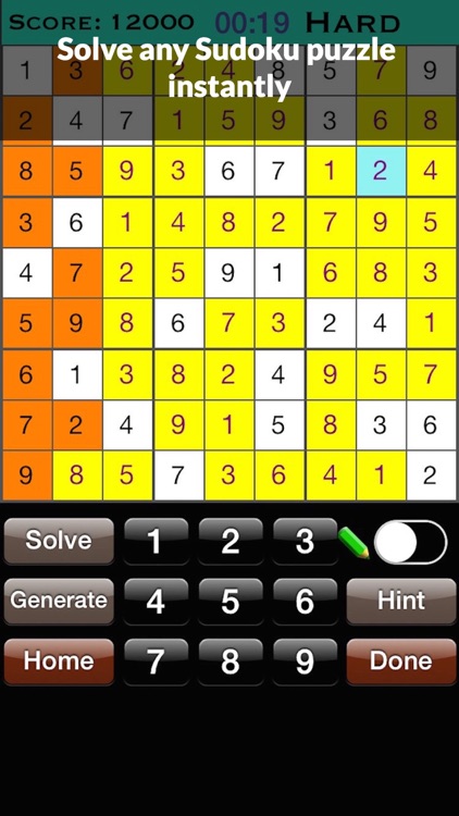 Sudoku : Solve Sudoku Puzzles