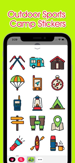 Outdoor Sports Camp Stickers(圖3)-速報App