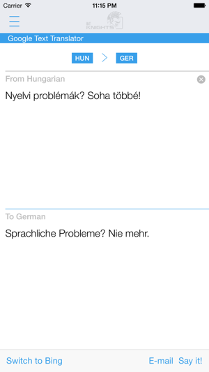 Bing fordító német magyar