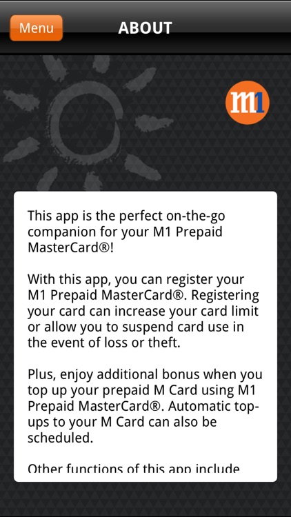 M1 Prepaid MasterCard screenshot-3