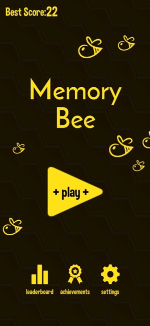 Memory Bee Game