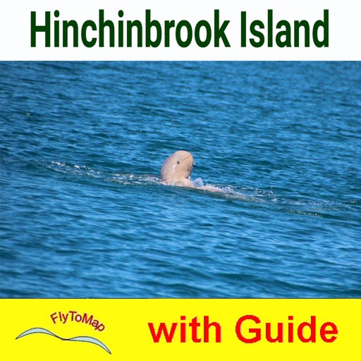 Hinchinbrook Island  NP GPS map with guide icon