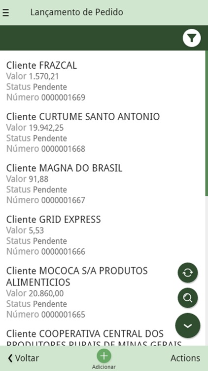 Pebbian Lançamento Pedidos