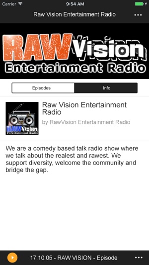 Raw Vision Entertainment Radio(圖2)-速報App