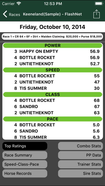 Pocket Handicapper Suite screenshot-4