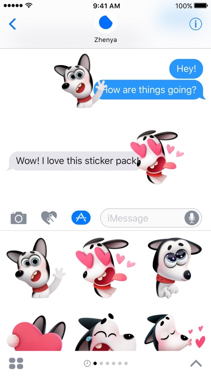 Max the Husky Stickers screenshot-4