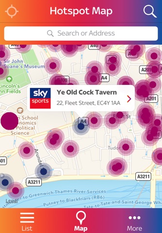 Sky WiFi Finder – with Sky Sports hotspot venues screenshot 2