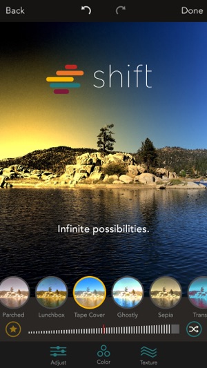 Shift - Custom Filters Screenshot