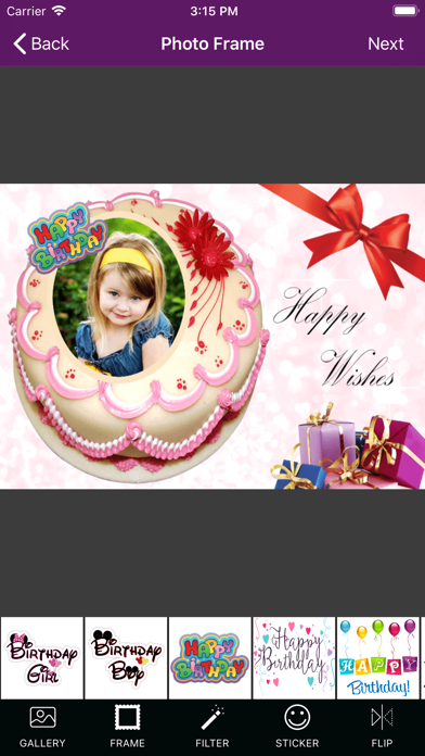 Birthday Cake Photo Frame App Price Drops