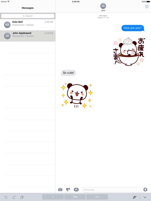 Feelings various panda Simple screenshot 6