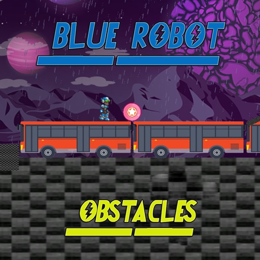 Blue Robot Rangers Obstacles Icon