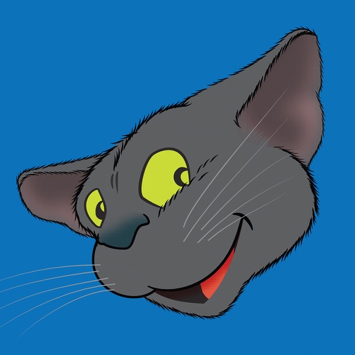 black cat emoji icon