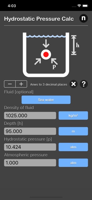 Hydrostatic Pressure Calc(圖3)-速報App