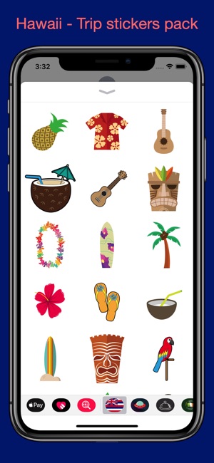 Hawaii - Trip stickers pack(圖1)-速報App