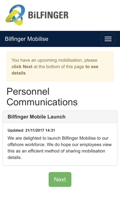 Bilfinger Mobilise screenshot 3