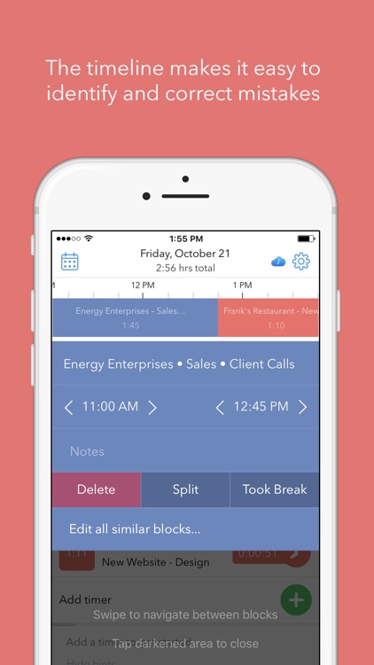 Hours Time Tracking