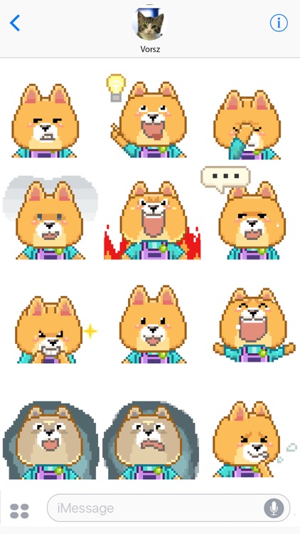 Animated Borky Stickers 2
