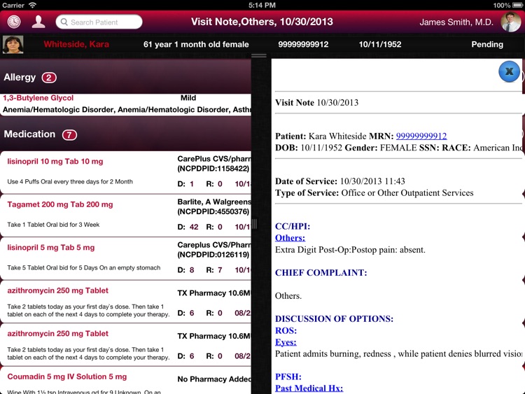 iPatientCare - EHR screenshot-4
