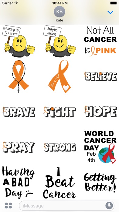 Leukemia Cancer Stickers screenshot 3