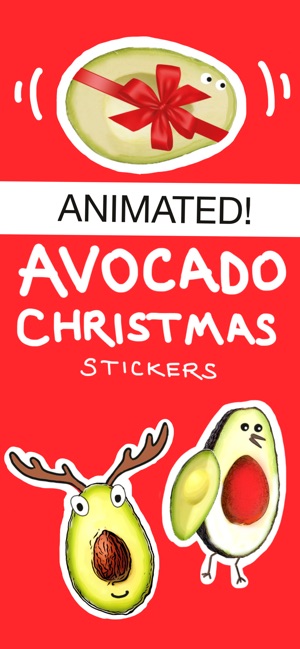 Avocado Christmas Stickers(圖1)-速報App