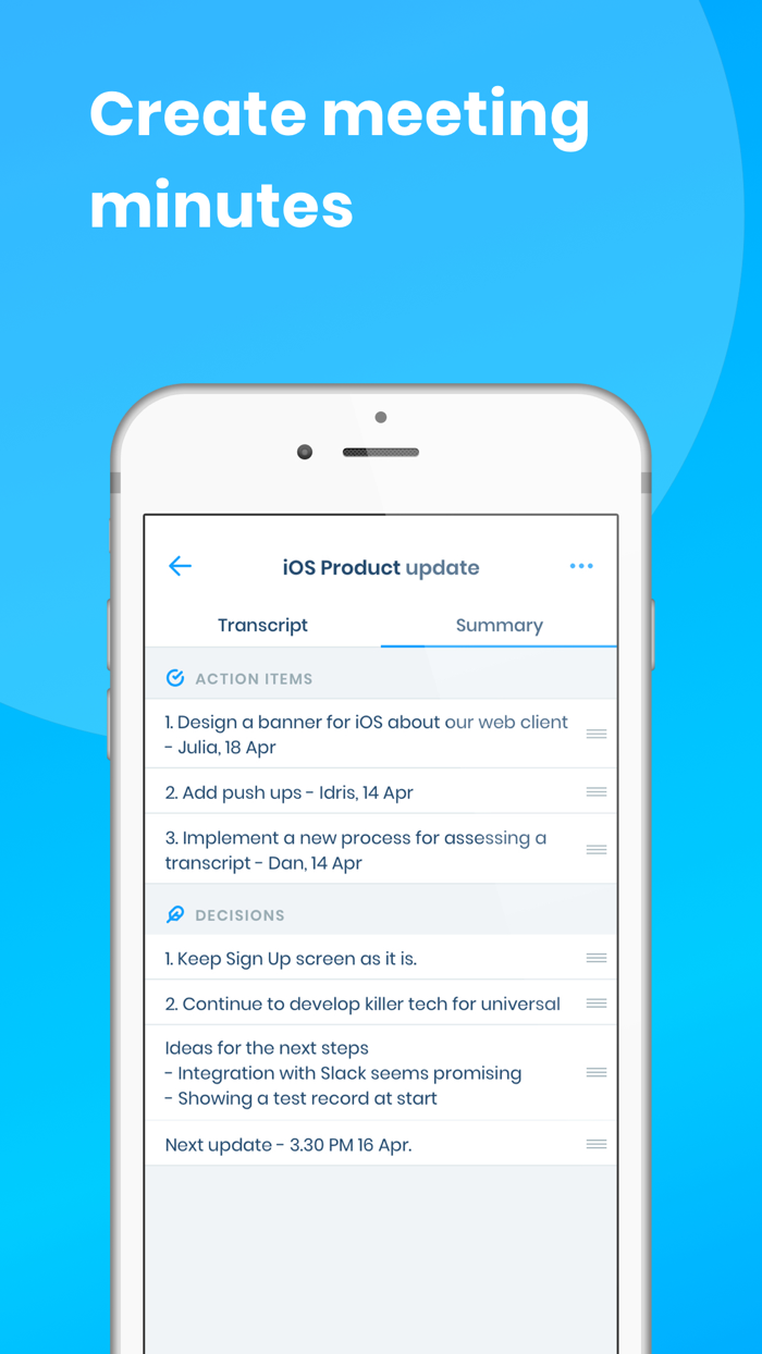 Reason8 Auto Voice Note Taking