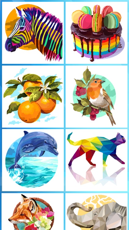 Sticker by number
